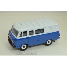 УАЗ-39099 комби двухцветный (пластик крашенный) белый/синий