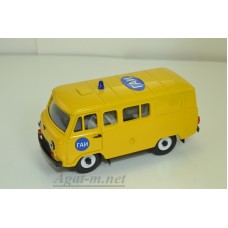12076-6-УСР УАЗ-39099 комби ГАИ, наклейки (пластик крашенный) желтый