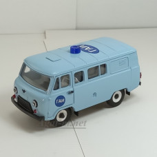12076-9-УСР УАЗ-39099 Комби (пластик крашенный) Дежурная часть, таблетка, голубой