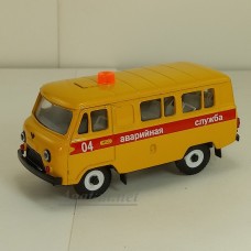 10001-2-УСР УАЗ-3962 автобус аварийная служба (таблетка), желтый