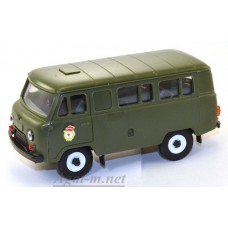 11004-УСР УАЗ-3962 автобус военный "Гвардия" (пластик)