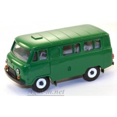 12000-2-УСР УАЗ-3962 автобус (пластик крашенный), зеленый
