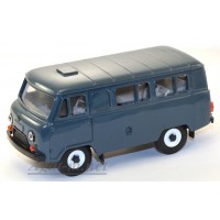 12000-3-УСР УАЗ-3962 автобус (пластик крашенный), серо-голубой