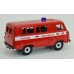 УАЗ-3962 автобус пожарный наклейки, таблетка (пластик крашенный)