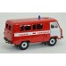 УАЗ-3962 автобус пожарный (пластик крашенный), двухцветный красный/белый