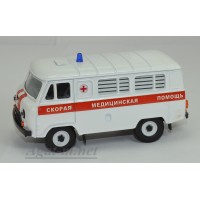 12051-2-УСР УАЗ-3962 автобус скорой медицинской помощи (пластик крашенный) белый
