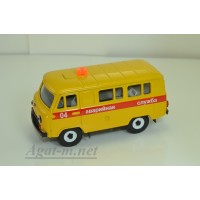 12055-1-УСР УАЗ-3962 автобус аварийная служба (пластик крашенный) таблетка, желтый