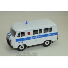 12057-2-УСР УАЗ-3962 автобус Дежурная часть ППС (пластик крашенный), белый