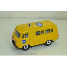 12057-3-УСР УАЗ-3962 автобус ГАИ (пластик крашенный), желтый