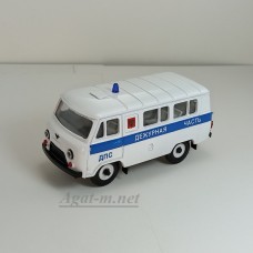 УАЗ-3962 автобус Дежурная часть ДПС (пластик крашенный), белый