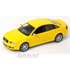 Масштабная модель Audi RS 6 желтого цвета